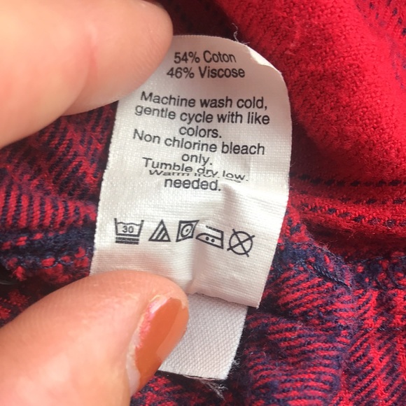 Madewell Classic Flannel Shirt Sz: S - Picture 7 of 11